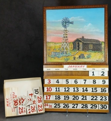 Leah Johnson Painted Calendar