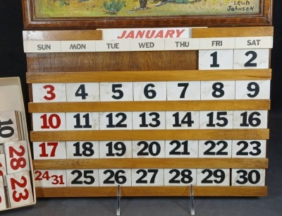 Leah Johnson Painted Calendar - 4