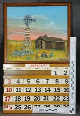 Leah Johnson Painted Calendar - 8