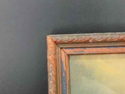 Framed Mirror with Landscape Print - 3