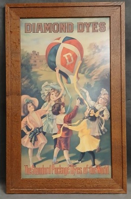 Diamond Dyes Advertising Framed Print