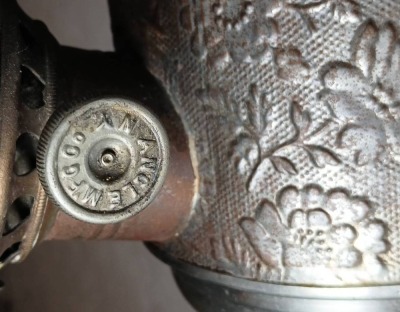 Angle Lamp Co. Wall-Mount Embossed Oil Lamp - 5