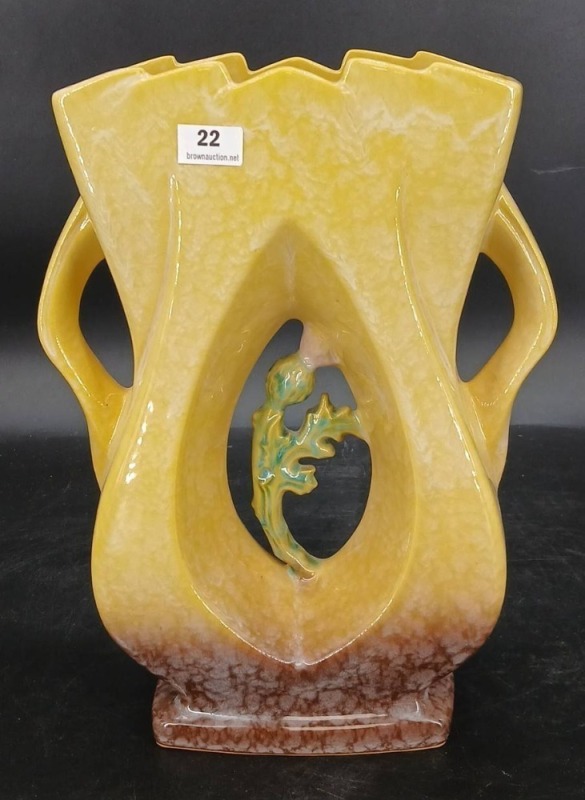 Roseville Artwood 1059-10" Art Pottery Vase