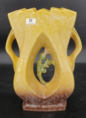 Roseville Artwood 1059-10" Art Pottery Vase