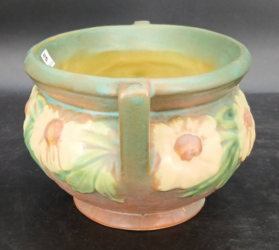 Roseville Dahlrose Art Pottery 180-8" Bowl - 4