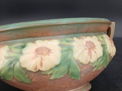 Roseville Dahlrose Art Pottery 180-8" Bowl - 5