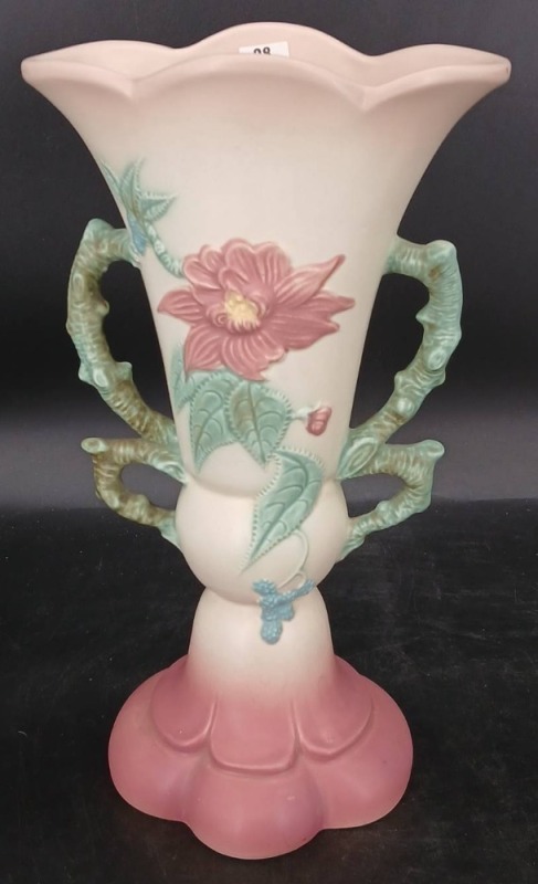 Hull Pottery Woodland W25-12.5" Matte Vase