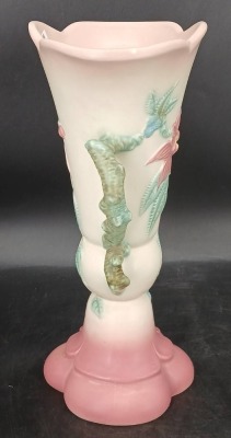 Hull Pottery Woodland W25-12.5" Matte Vase - 4