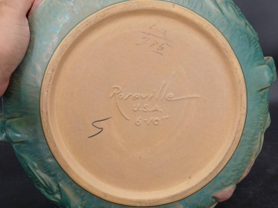 Roseville Pottery Clematis 6-10" Bowl - 6