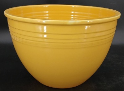 Fiesta Yellow No. 7 Mixing Bowl - 3