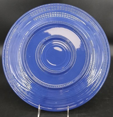 Fiesta 14.5" Round Platter, Cobalt
