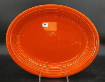 (3) Fiesta Oval Platters - 2