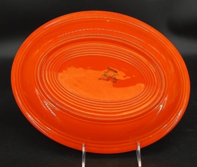 (3) Fiesta Oval Platters - 4