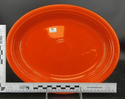 (3) Fiesta Oval Platters - 6