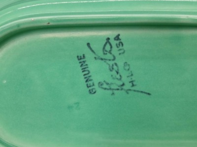 (3) Homer Laughlin Fiesta Bread Trays - 5