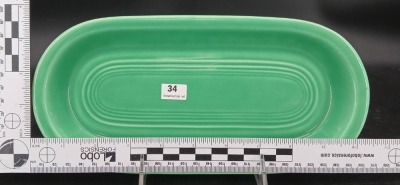 (3) Homer Laughlin Fiesta Bread Trays - 6
