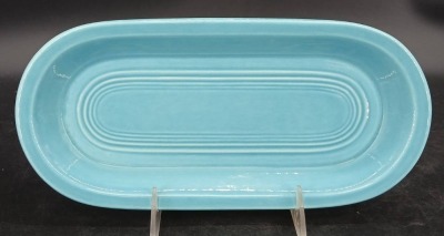 (3) Homer Laughlin Fiesta Bread Trays - 7