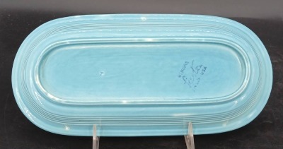 (3) Homer Laughlin Fiesta Bread Trays - 9