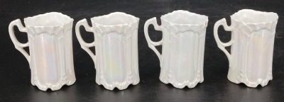 Porcelain Chocolate Pot with (4) Cups - 13