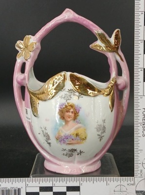 Porcelain Decorative Basket - 6