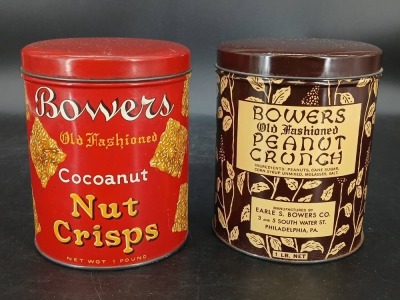(4) Bowers Old Fashioned Candy Tins - 2