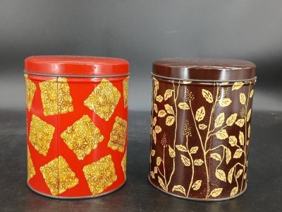 (4) Bowers Old Fashioned Candy Tins - 4