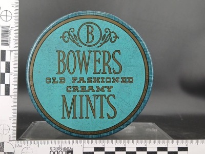 (4) Bowers Old Fashioned Candy Tins - 9