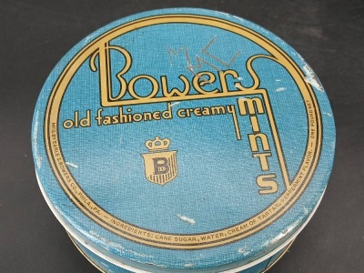 (4) Bowers Old Fashioned Candy Tins - 12