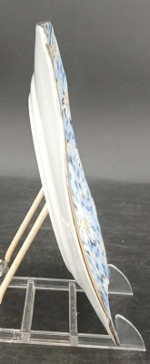 (4) Shelley Blue Daisy Chintz pcs. - 7