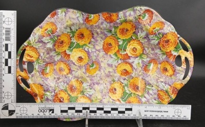 (5) Crown Ducal Marigold Chintz pieces - 3