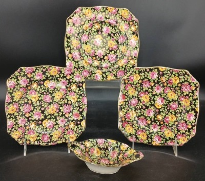Royal Winton Beeston Chintz Dish & Plates
