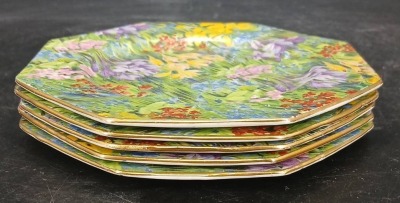 (6) Royal Staffordshire Wilkinson Floral Plates - 2