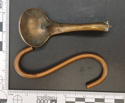 (2) Copper Egg Poacher Pans with Utensils - 12