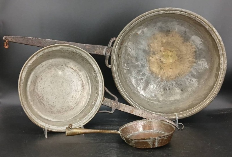 (3) Pakistani Copper Pans