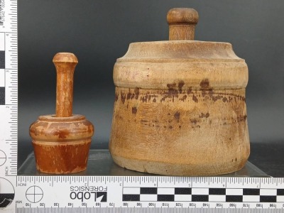 (2) Butter Molds and Keystone Meat Grinder - 4