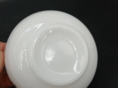 Hand-Painted Milk Glass Vanity Set - 19