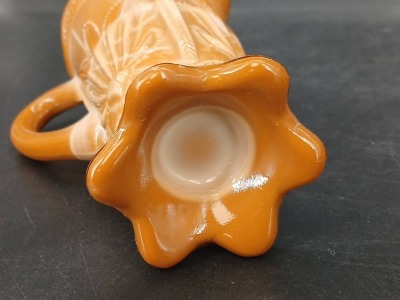 (3) Greentown Chocolate Glass pieces - 6