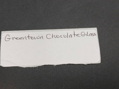 (3) Greentown Chocolate Glass pieces - 9