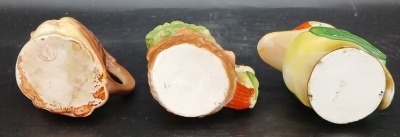 (3) German Bird-Themed Ceramic Creamers - 5