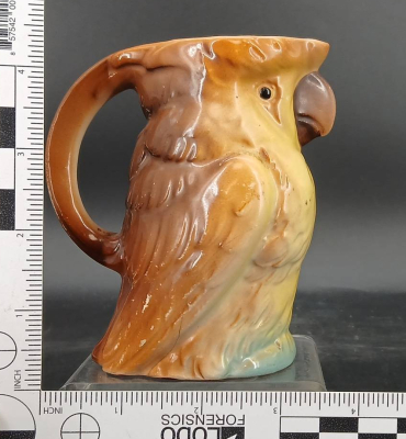 (3) German Bird-Themed Ceramic Creamers - 11