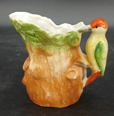 (3) German Bird-Themed Ceramic Creamers - 12