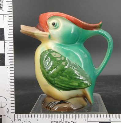 (3) German Bird-Themed Ceramic Creamers - 17