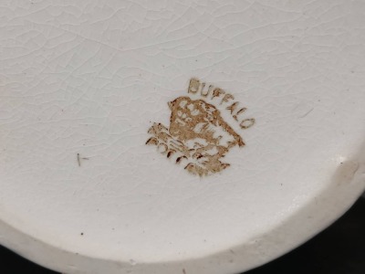 Buffalo Pottery Pitcher with Swallows - 6