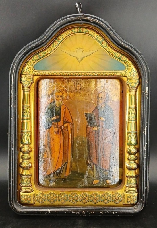 Russian Icon of Saints Peter and Paul