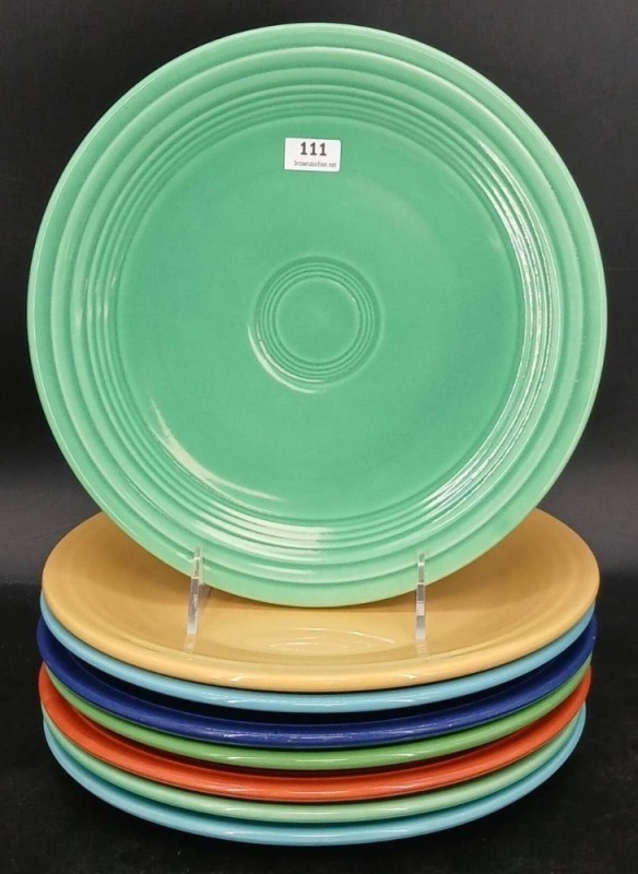 (8) Fiesta Dinner Plates