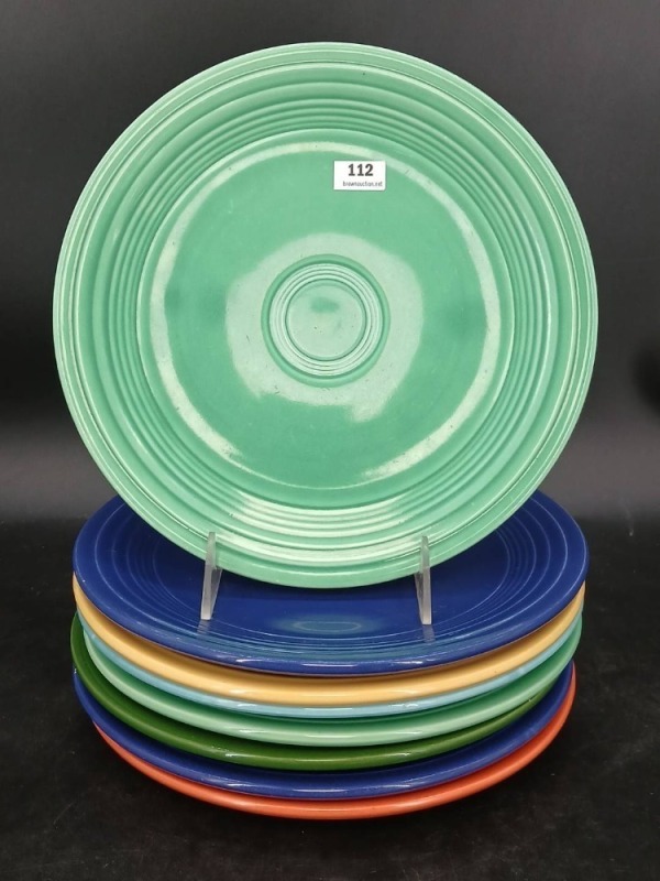 (8) Fiesta by Homer Laughlin Dinner Plates