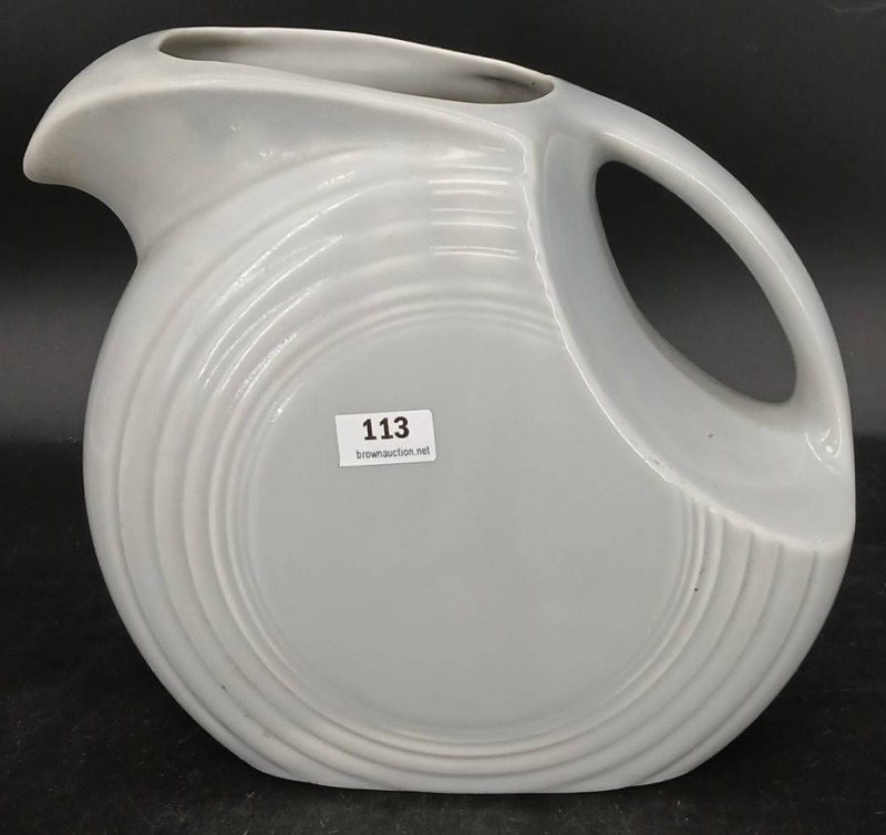 Fiesta USA Gray Disk Water Pitcher