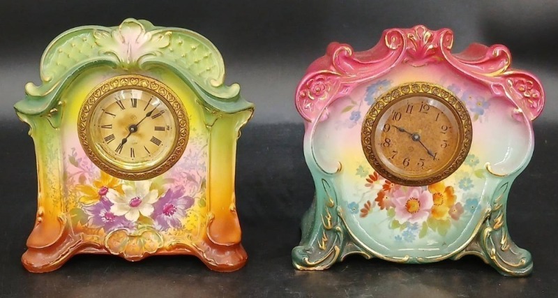 (2) Royal Bonn Germany Mantel Clocks
