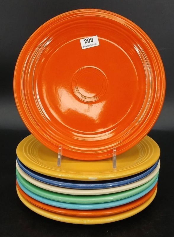 (8) Fiesta 7.5" Plates