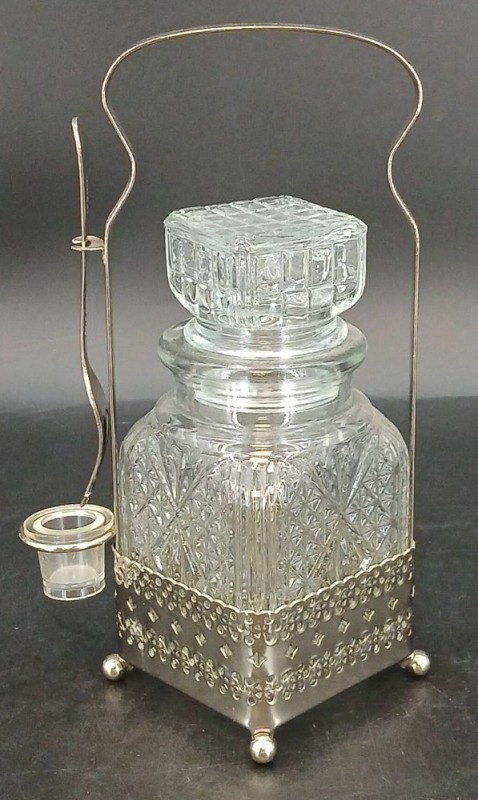 English Silver Plated Pickle Castor Set